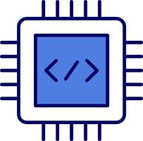 icône de vecteur de processeur