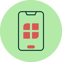 icône de vecteur d'application mobile
