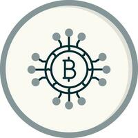 icône de vecteur de crypto-monnaie