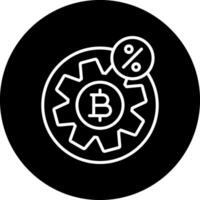 icône de vecteur de crypto-monnaie