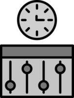 icône de vecteur de temps