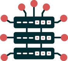 icône de vecteur de données volumineuses