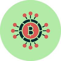 icône de vecteur de crypto-monnaie