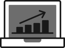 icône de vecteur de croissance