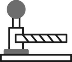 icône de vecteur de barrière