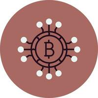 icône de vecteur de crypto-monnaie