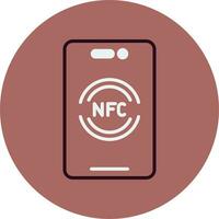 nfc vecteur icône