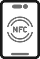 nfc vecteur icône