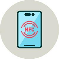 nfc vecteur icône