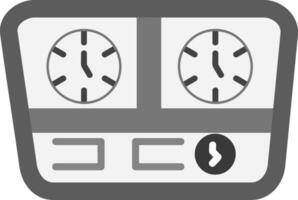 icône de vecteur de compteur de vitesse