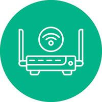 icône de vecteur de routeur wifi