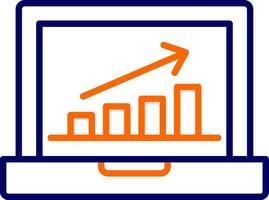 icône de vecteur de croissance