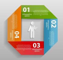 modèles d'infographie pour l'illustration vectorielle d'affaires. eps10 vecteur