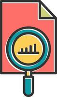 icône de vecteur d'analyse