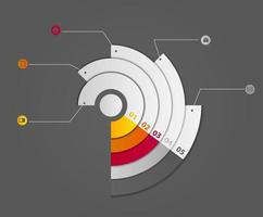 illustration vectorielle de modèle d'entreprise infographique vecteur