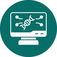 icône de vecteur d'adn
