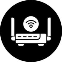 icône de vecteur de routeur wifi