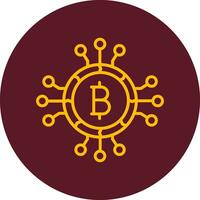 icône de vecteur de crypto-monnaie