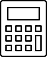 icône de vecteur de calculatrice