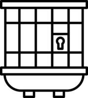 cage vecteur icône