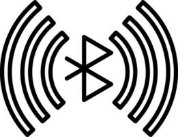 icône de vecteur de bluetooth