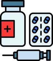 icône de vecteur de vaccin