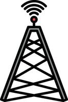 icône de vecteur d'antenne