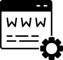 icône de vecteur de site Web