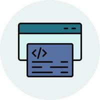 icône de vecteur html