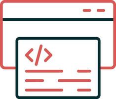 icône de vecteur html