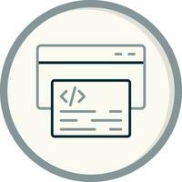 icône de vecteur html