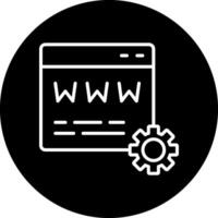 icône de vecteur de site Web