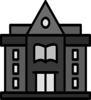 icône de vecteur de bibliothèque