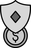 icône de vecteur de bouclier