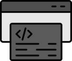 icône de vecteur html