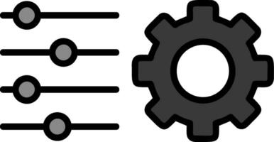 icône de vecteur de paramètres