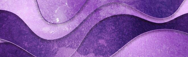 brillant violet grunge vagues abstrait Contexte vecteur