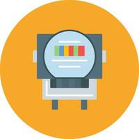 icône de vecteur de compteur électrique