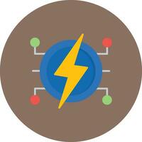 icône de vecteur d'énergie intelligente