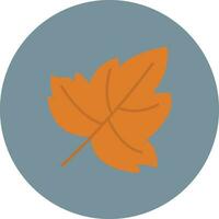 icône de vecteur de feuilles sèches