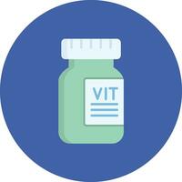 icône de vecteur de vitamines