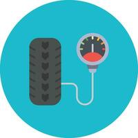 pneu pression vecteur icône