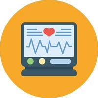 icône de vecteur d'électrocardiogramme