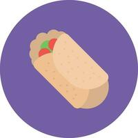 burrito vecteur icône