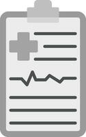 icône de vecteur de rapport médical