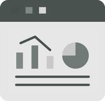 site Internet statistiques vecteur icône