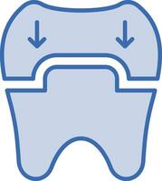 dentaire couronne vecteur icône
