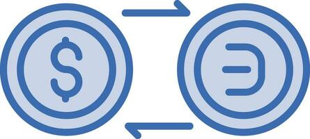 icône de vecteur de change de devises