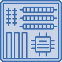 icône de vecteur de carte mère