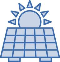 icône de vecteur de panneau solaire